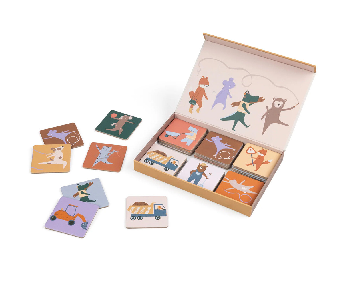 Gioco di Memoria Busy Builders & Teeny Toes