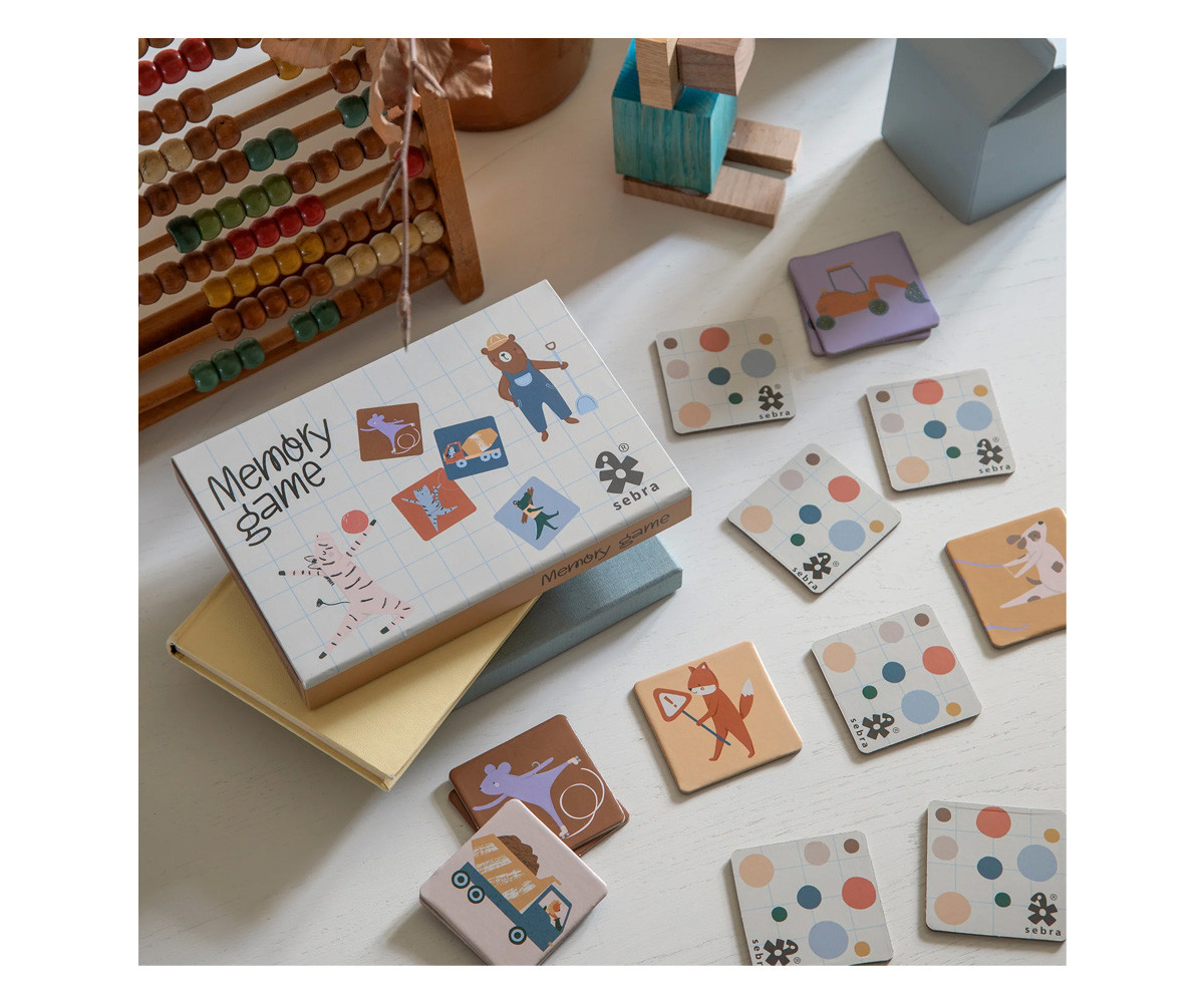 Gioco di Memoria Busy Builders & Teeny Toes