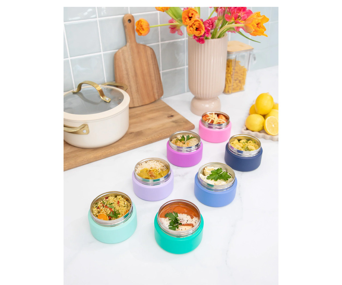 Termo Sólidos Mini Pink Floss 200ml