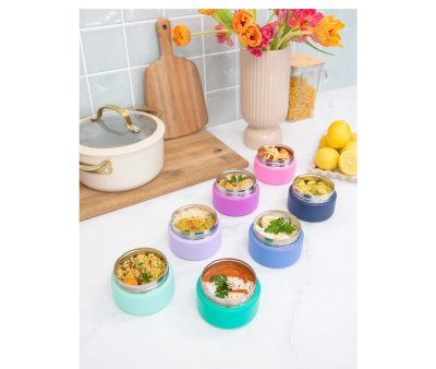 Termo Sólidos Mini Pink Floss 200ml