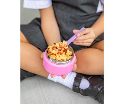 Termo Sólidos Mini Pink Floss 200ml