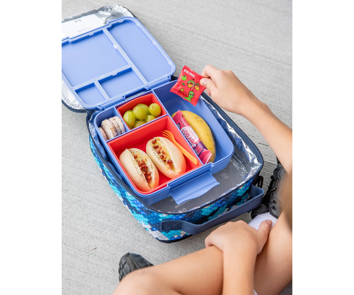 Caja de Almuerzo Feast Blue Splash 4 Compartimentos