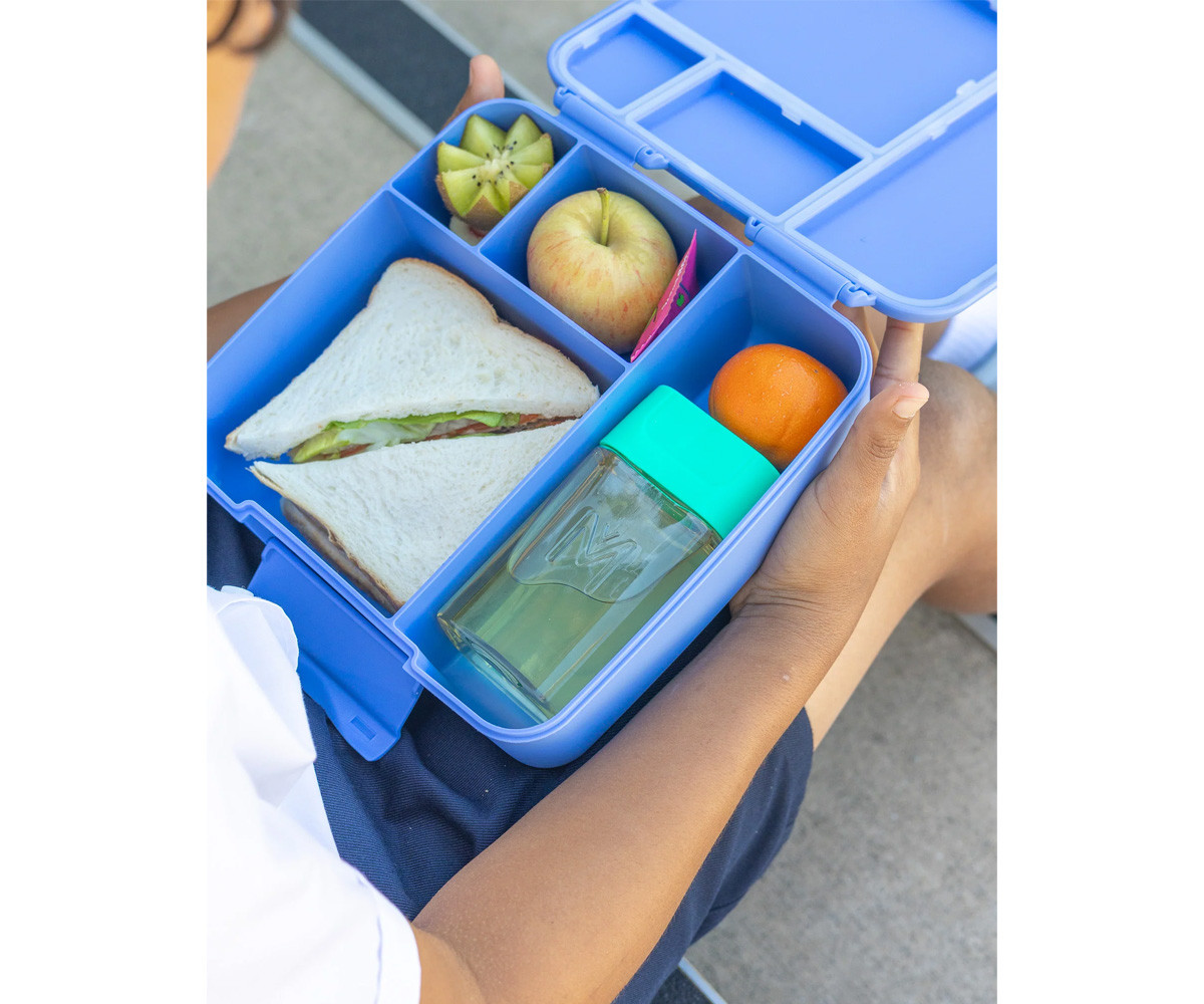 Caja de Almuerzo Feast Blue Splash 4 Compartimentos