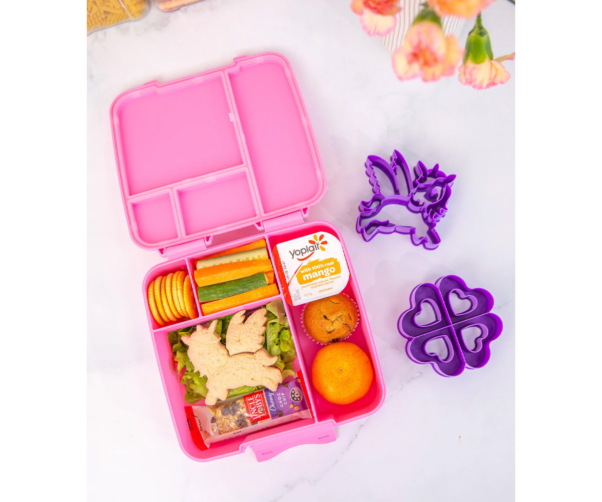 Caja de Almuerzo Feast Pink Floss 4 Compartimentos