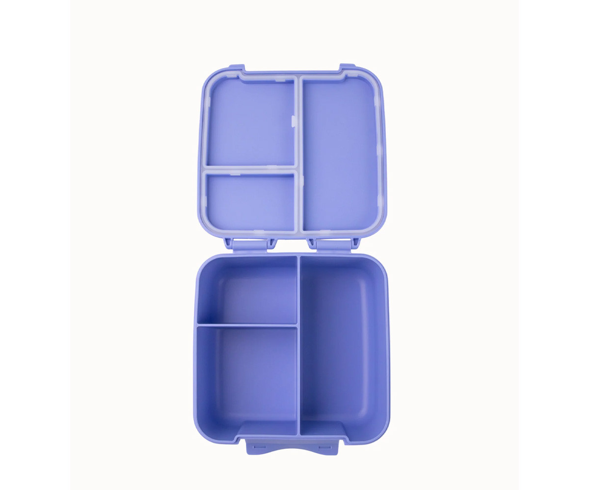 Caja de Almuerzo Bite Blue Splash 3 Compartimentos