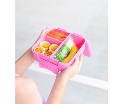 Caja de Almuerzo Bite Pink Floss 3 Compartimentos