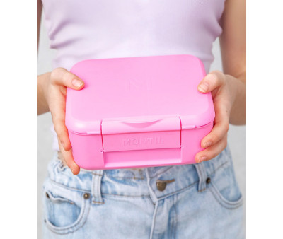 Caja de Almuerzo Bite Pink Floss 3 Compartimentos