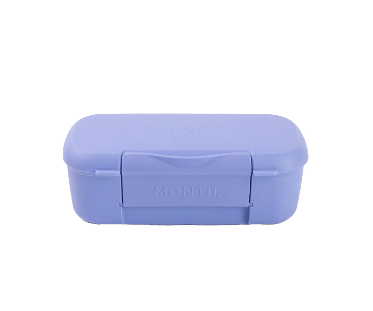 Caja de Almuerzo Snack Montiico Blue Splash 2 Compartimentos