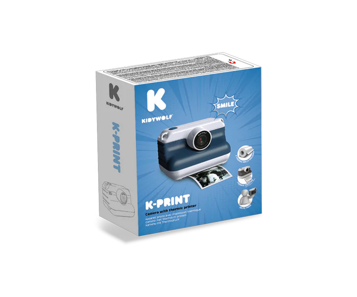 Cámara Infantil de Impresión Térmica K-Print Blue