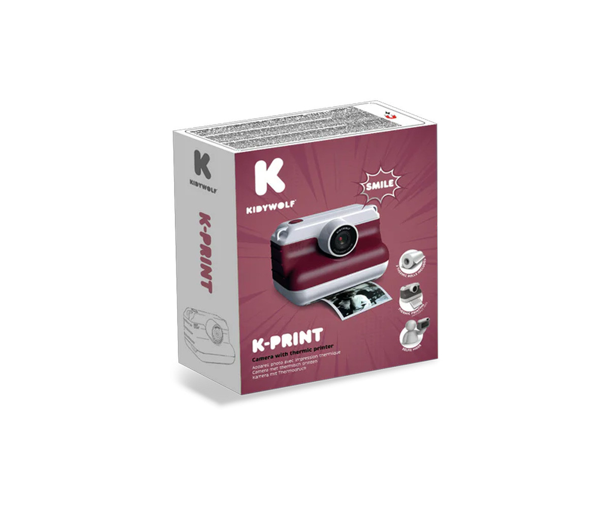 Cámara Infantil de Impresión Térmica K-Print Rood