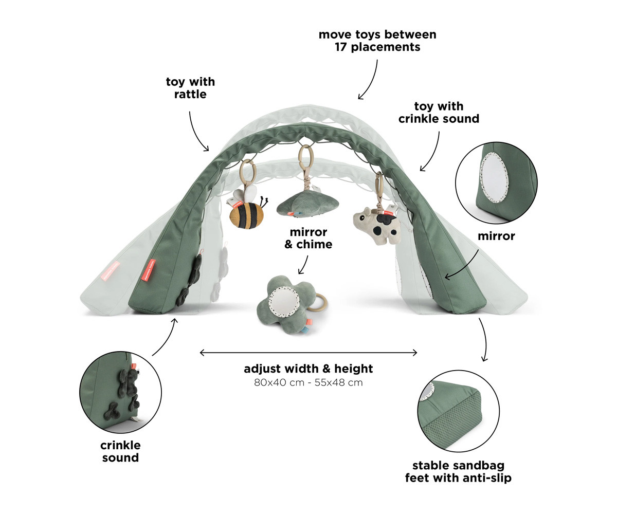 Arco Activity Gym Tiny Farm Green