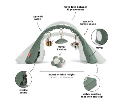Arco Activity Gym Tiny Farm Green