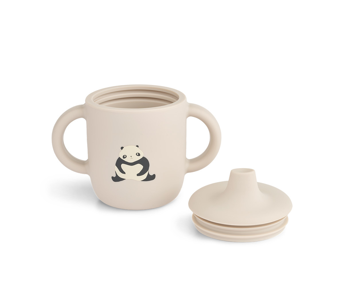 Tazza Apprendimento Neil Silicone Panda / Sandy