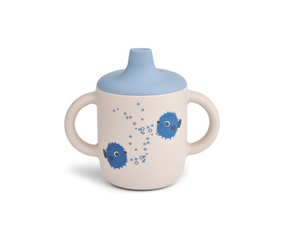 Tazza Apprendimento Neil Silicone Pufferfish / Sandy