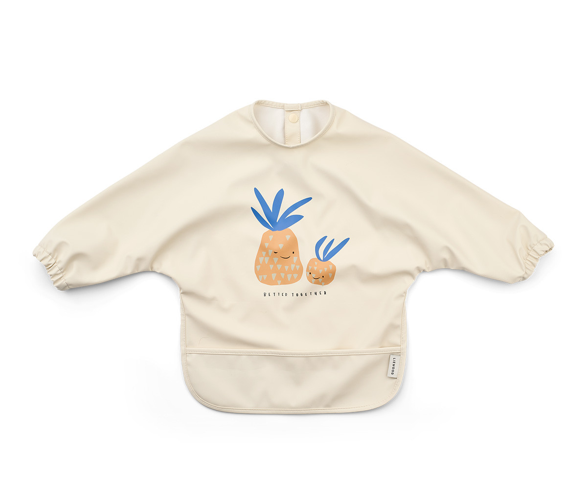 Babero con Mangas Merle Pinneapple / Sandy