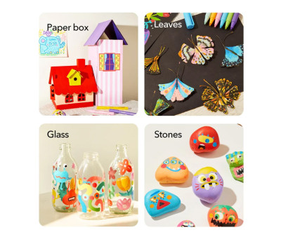 Étui de 24 Feutres Acryliques avec Pointe de Pinceau