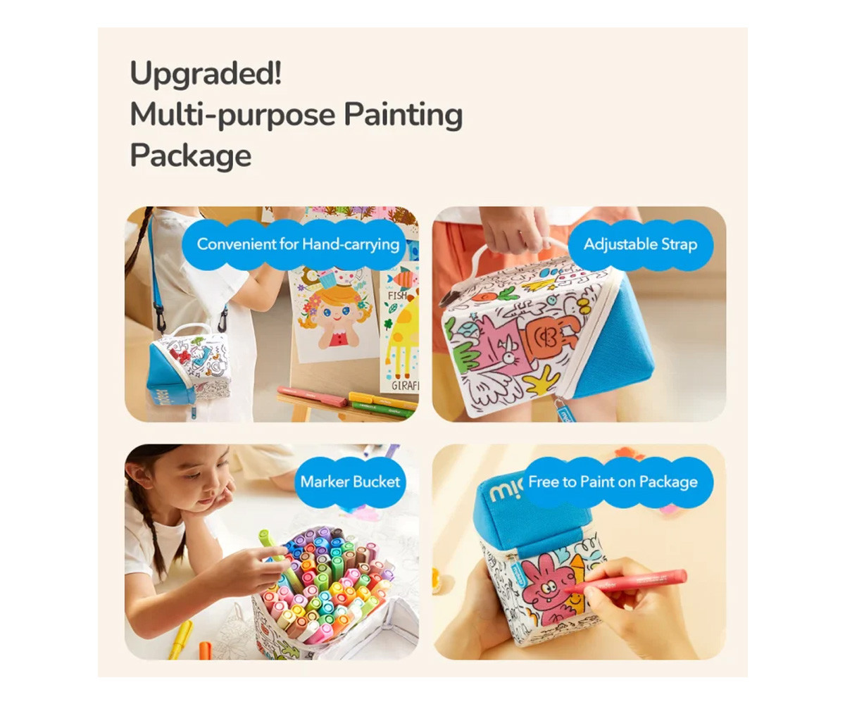 Étui de 24 Feutres Acryliques avec Pointe de Pinceau