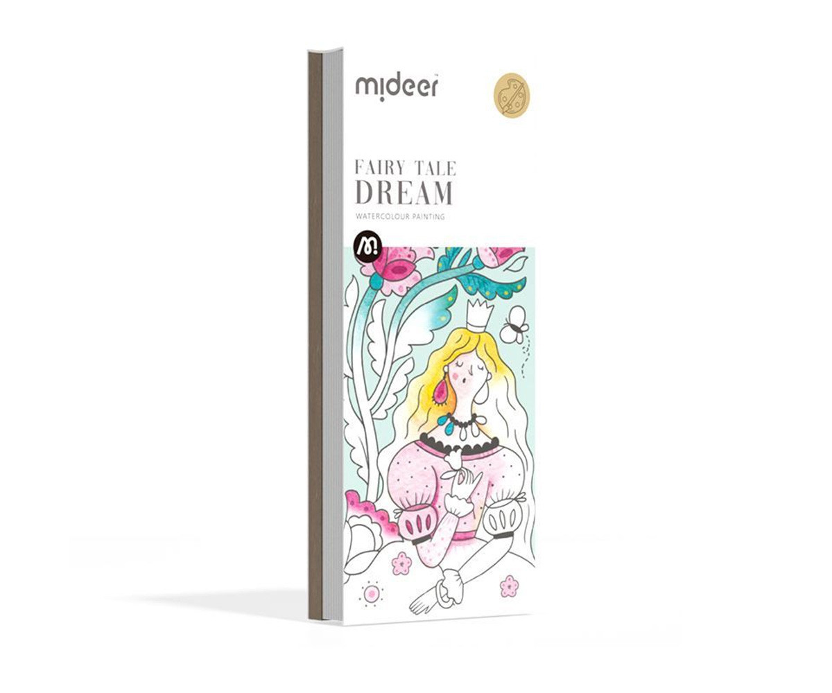 Libro da Colorare ad Acquerello Fairy Tale Dream