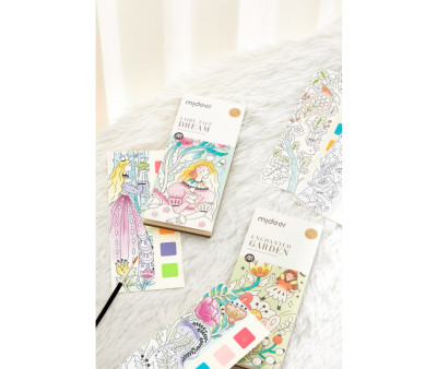 Libro da Colorare ad Acquerello Fairy Tale Dream