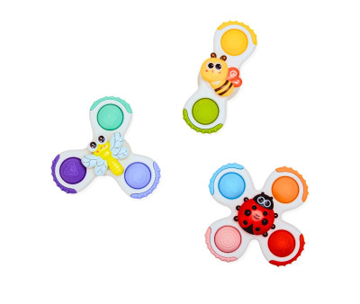 Sticky Spinner Toys Buddies con Ventosa