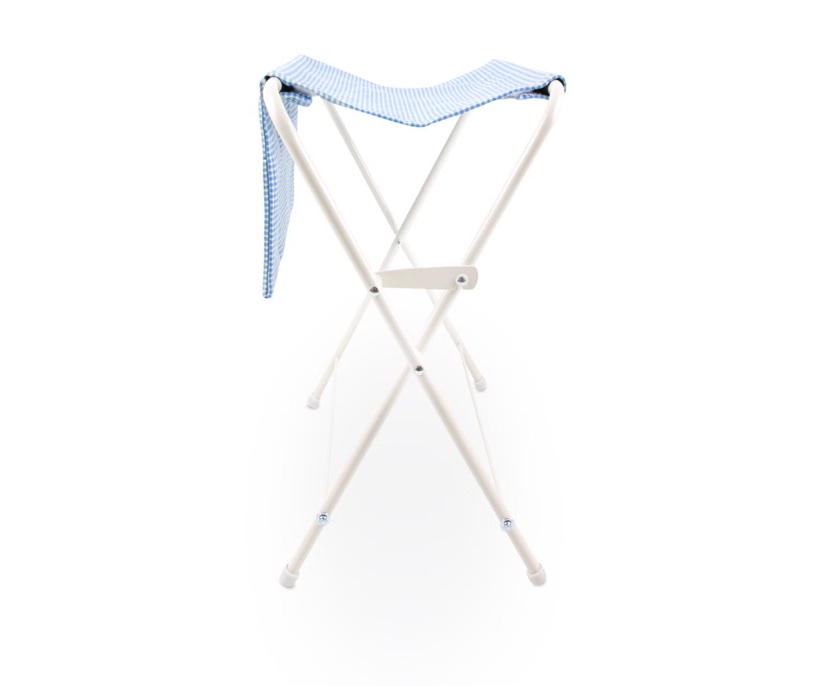 Fasciatoio Bambole Gommu Vichy Azzurro