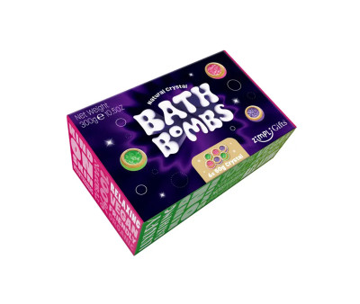 6 Bombe da Bagno Natural Crystal