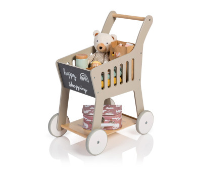 Carrito de la Compra Rubus Gris/Natural