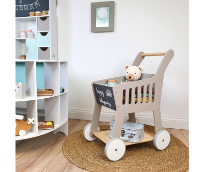 Carrito de la Compra Rubus Gris/Natural