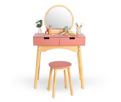 Tocador Infantil Caléndula Rosa/Natural