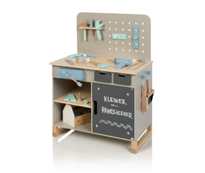 Banco de Trabajo Infantil Fagus Gris/Natural