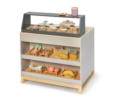 Cocina y Tienda Infantil Prunus Gris/Natural