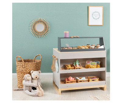 Cocina y Tienda Infantil Prunus Gris/Natural