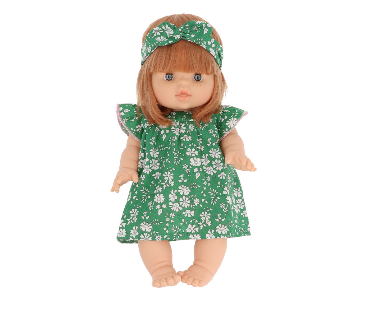 Muñeca Gordis Capucine con Vestido y Diadema Ida Liberty Capel Verde Émile & Ida