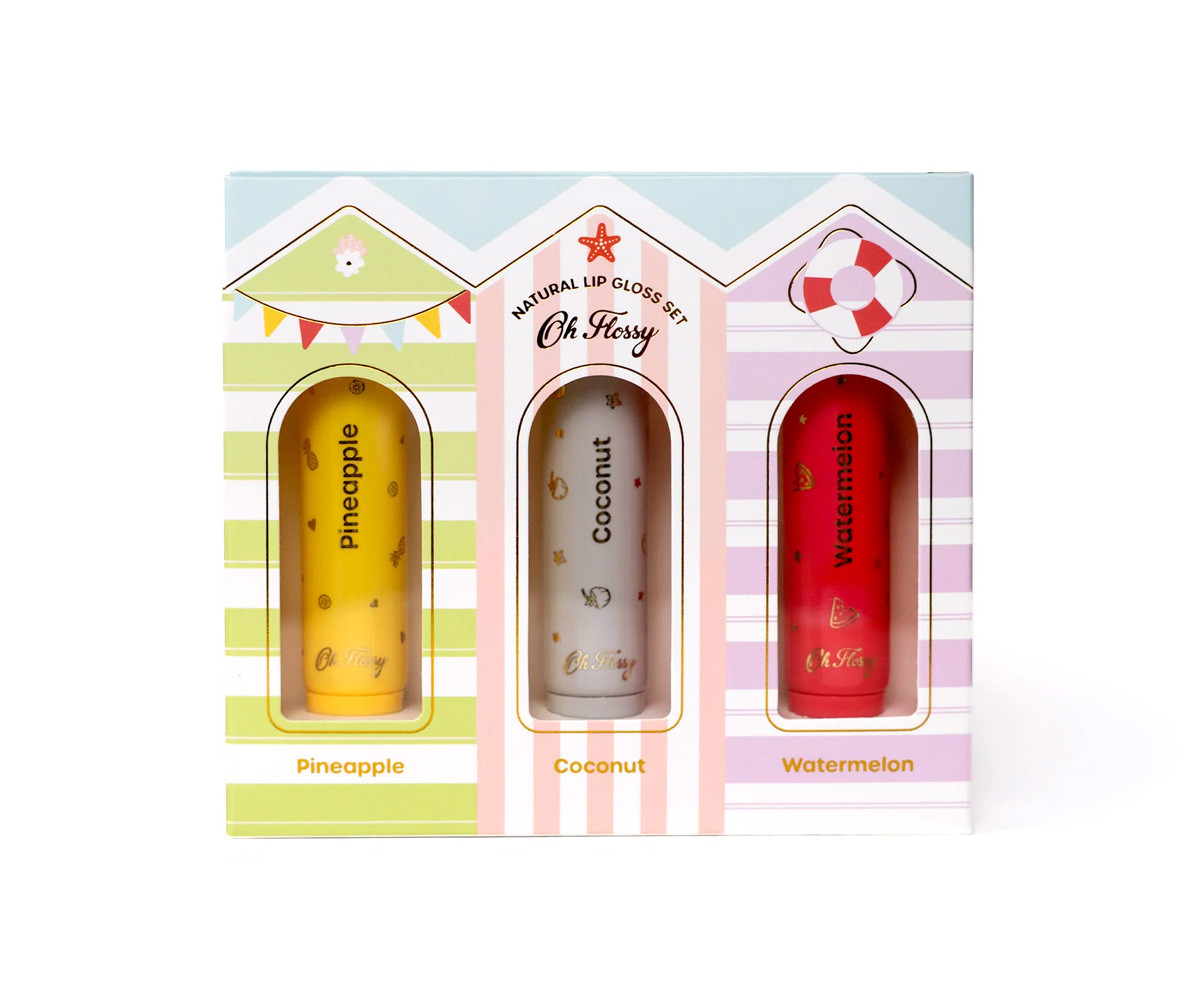 Set 3 Lucidalabbra Naturali Beach Club