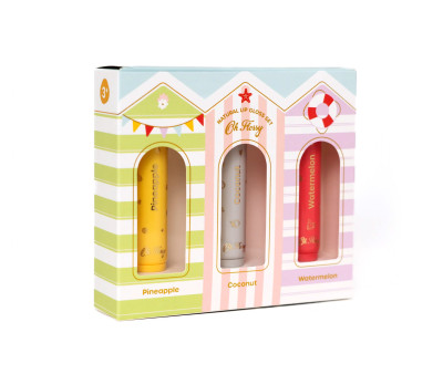 Set 3 Lucidalabbra Naturali Beach Club