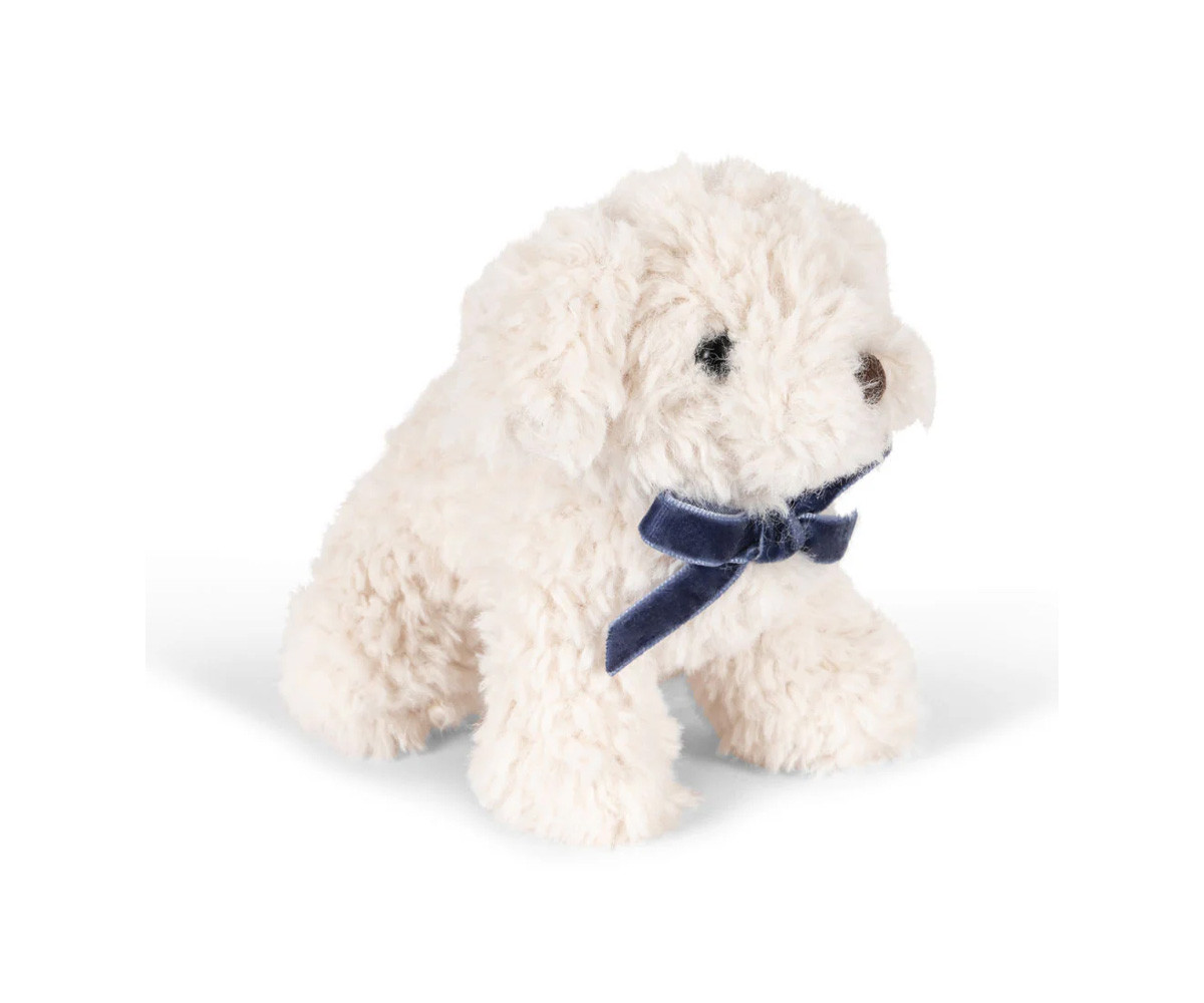 Mini Peluche Baby Animals White Dog