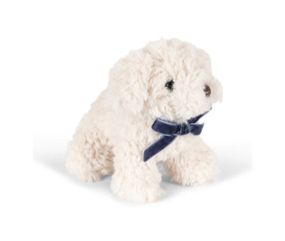 Mini Peluche Baby Animals White Dog