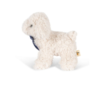 Mini Peluche Baby Animals White Dog