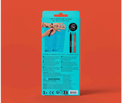 Tatuajes Temporales Art Flower Power