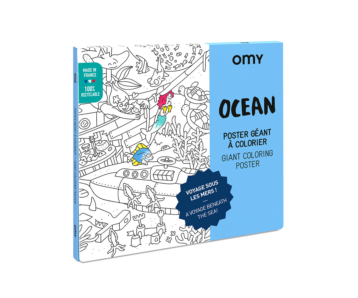 Poster XL da Colorare OMY Ocean