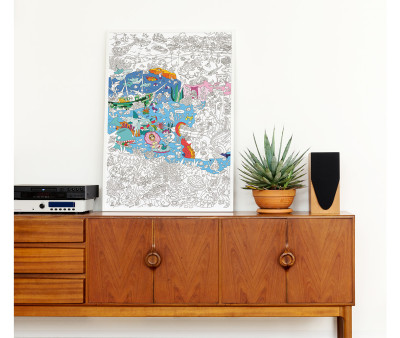Poster XL da Colorare OMY Ocean