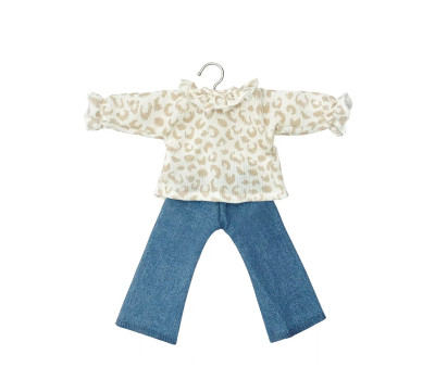 Valise Vintage  « Bohème Chic » Féline avec Accessoires pour Poupées Las Amigas