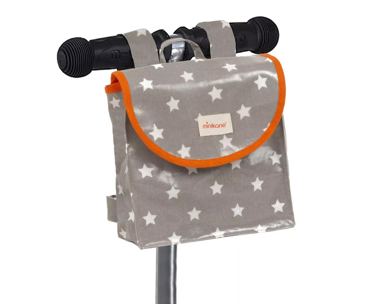 Borsa da Manubrio Cotone Étoile Gris/Blanc