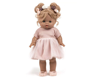 Corona di Fiori all\'Uncinetto Rose Bambole Minikane