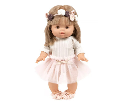 Tutu Corto Alicia  Rose Pétale Bambole Minikane