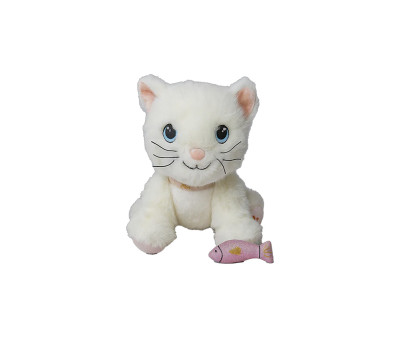 Peluche Articolato Dinkum Cat Lux White