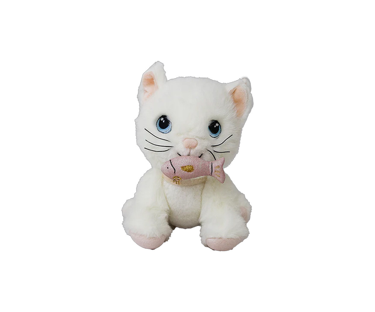 Peluche Articolato Dinkum Cat Lux White