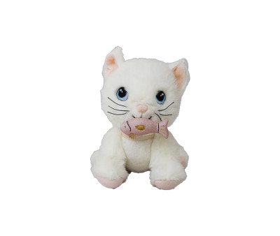 Peluche Articolato Dinkum Cat Lux White