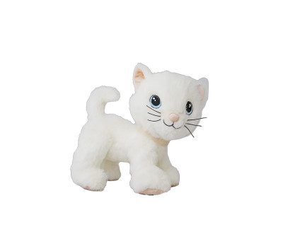Peluche Articolato Dinkum Cat Lux White