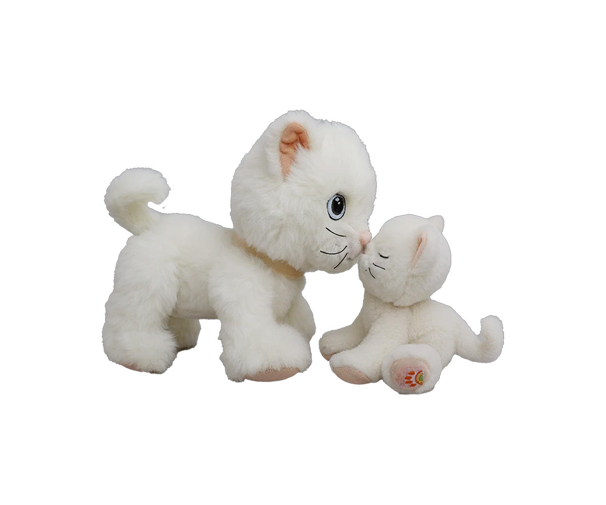 Peluche Articolato Dinkum Cat Lux White